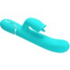 Pretty Love Vibrador Rabbit Con Licking Verde Agua 6959532336146