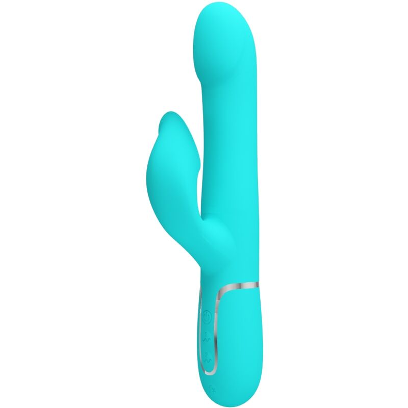 Pretty Love Vibrador Rabbit Perlas Verde Agua 6 pretty love vibrador rabbit perlas verde agua 6959532335835