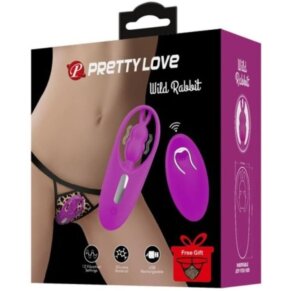 Pretty Love Wild Rabbit Estimulador Para Braguita Con Control Remoto Lila 6959532333992