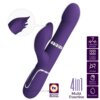 Pretty Love Zalin Vibrador Rabbit Perlas 4 En 1 Morado 6959532335842