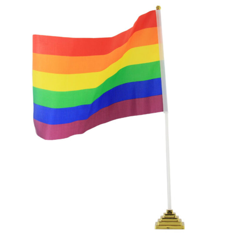 Pride Banderin De Sobremesa Pequeño Lgbt 6 pride banderin de sobremesa pequeno lgbt 8412345034107