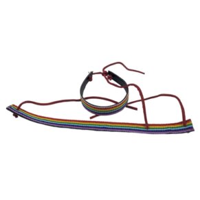 Pride Pulsera De Cuero Negro Bandera Lgbt 8412345036583