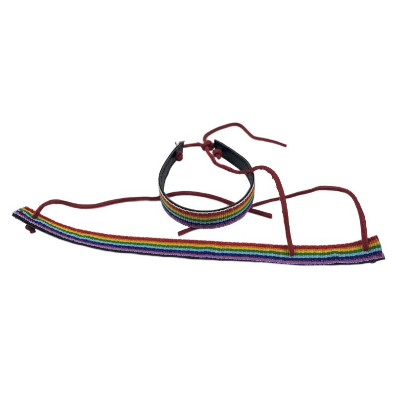 Pride Pulsera De Cuero Negro Bandera Lgbt 6 pride pulsera de cuero negro bandera lgbt 8412345036583