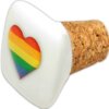 Pride Tapon Ceramica Corcho Cuadrado Con Bandera Lgbt 8412345048159