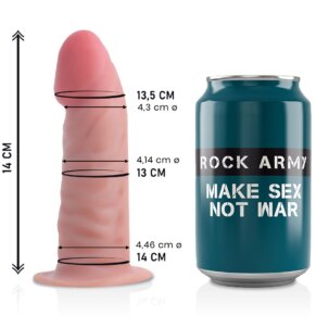 Rockarmy Dual Density Tiger Dildo Realista 14 cm -O- 4.46 cm 8435565908225