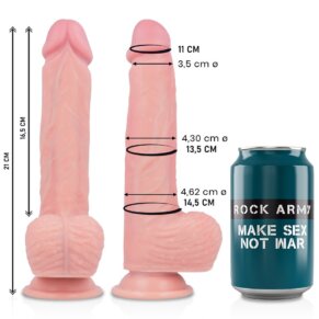 Rockarmy Liquid Silicone Dildo Premium Spitfire 21 cm -O- 4.62 cm 8435565908829