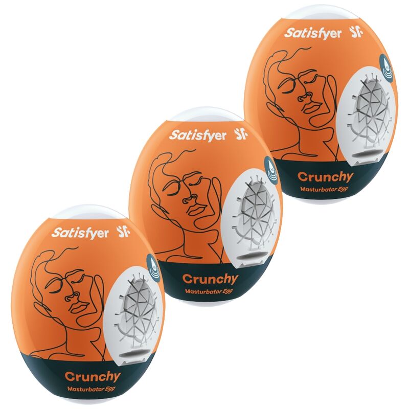 Satisfyer 3 Huevos Masturbadores Crunchy 6 satisfyer 3 huevos masturbadores crunchy 4049369043491