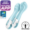 Satisfyer Air Pump Vibrator 5+ Vibrador Punto G Inflable App Azul 3 Satisfyer Air Pump Vibrator 5+ Vibrador Punto G Inflable App Azul 4061504038544