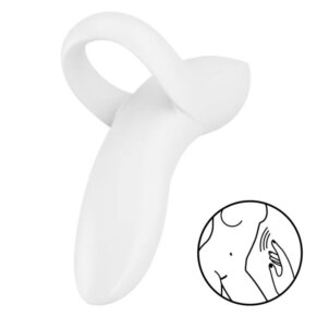 Satisfyer Bold Lover Dedal Vibrador Blanco 4061504004105