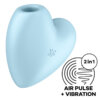 Satisfyer Cutie Heart Estimulador Y Vibrador Azul 4061504037271