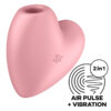 Satisfyer Cutie Heart Estimulador Y Vibrador Rosa 4061504037264