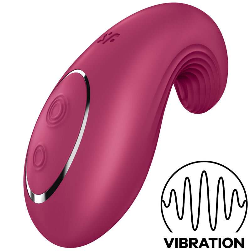 Satisfyer Dipping Delight Vibrador Lay-On Rojo 6 satisfyer dipping delight vibrador layon rojo 4061504044279