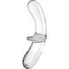 Satisfyer Double Crystal Dildo Transparente 4061504045665