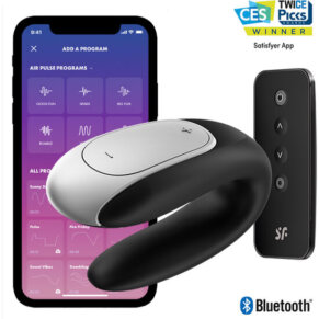 Satisfyer Double Fun Partner Vibrador Negro 4061504001692