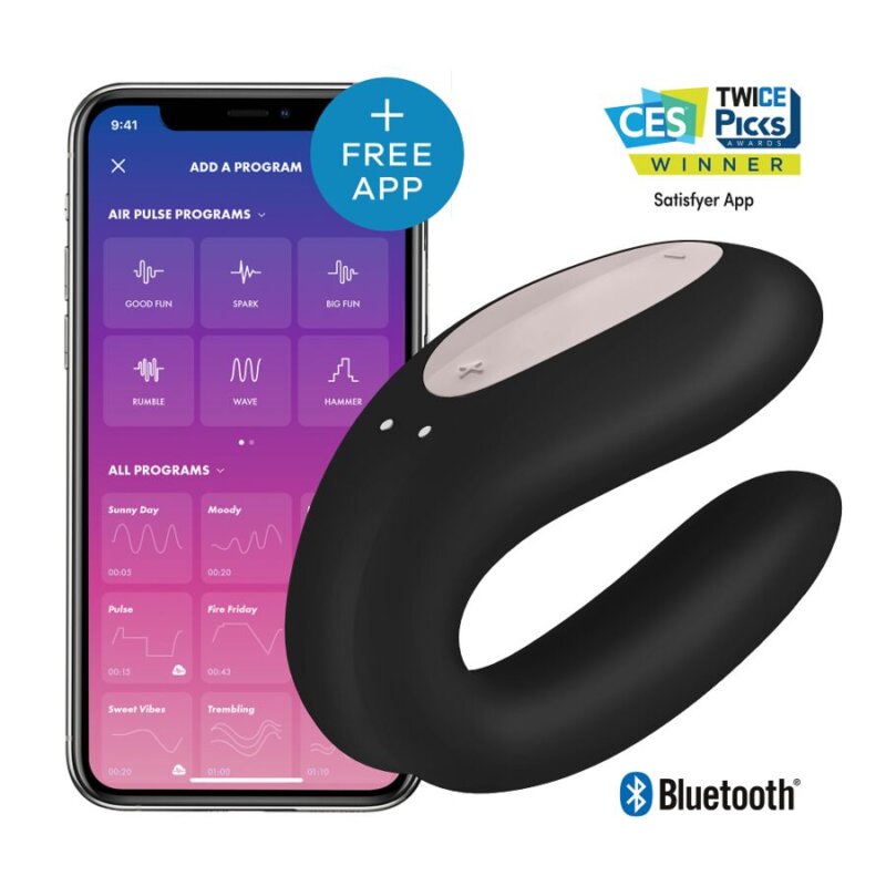 Satisfyer Double Joy Con App Oro Negro 6 satisfyer double joy con app oro negro 4061504002392