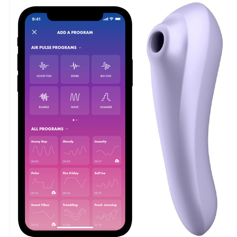 Satisfyer Dual Pleasure Air Pulse Violeta 6 satisfyer dual pleasure air pulse malva 4061504003108