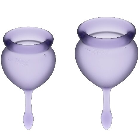 Satisfyer Feel Good Kit Copa Menstrual Lila 15 + 20 ml 6 satisfyer feel good kit copa menstrual lila 1520ml 4061504002101 1