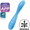 Satisfyer G-Spot Flex 4+ Multi Vibrador App Azul 3 Satisfyer G-Spot Flex 4+ Multi Vibrador App Azul 4061504038698