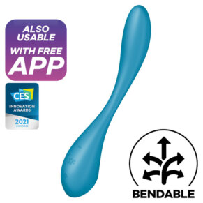 Satisfyer G-Spot Flex 5 Multi Vibrador Azul 4061504038681
