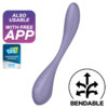 Satisfyer G-Spot Flex 5 Multi Vibrador Lila 4061504038674