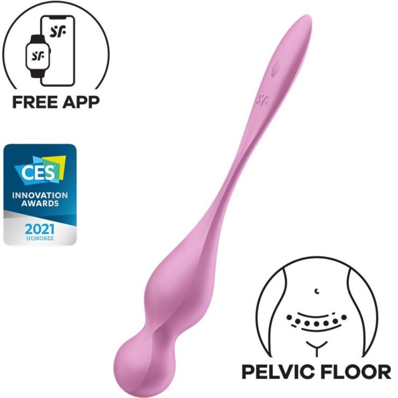 Satisfyer Love Birds Bolas Kegel Vibradoras Rosa 6 satisfyer love birds bolas kegel vibradoras rosa 4061504002927
