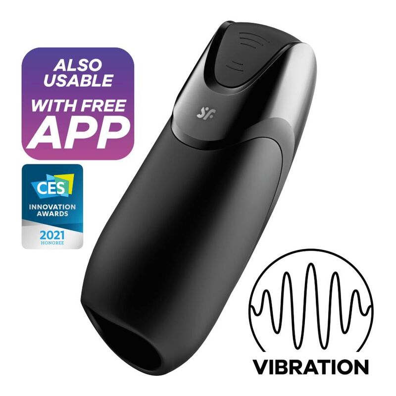 Satisfyer Men Vibration+ Negro 6 satisfyer men vibration negro 4049369016570