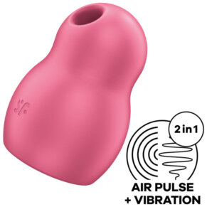 Satisfyer Pro To Go 1 Estimulador Y Vibrador Doble Rojo 4061504045092