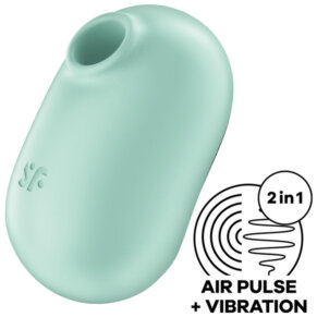 Satisfyer Pro To Go 2 Estimulador Y Vibrador Doble Verde 4061504045108