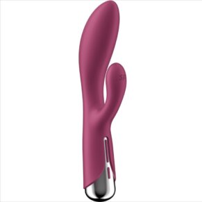 Satisfyer Spinning Rabbit 1 Estimulacion Clitoris Y Punto G Rojo 4061504048727