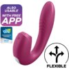 Satisfyer Sunray Estimulador Y Vibrador App Rojo 4061504009773