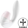 Satisfyer Supernova Estimulador Y Vibrador Blanco 4061504009735