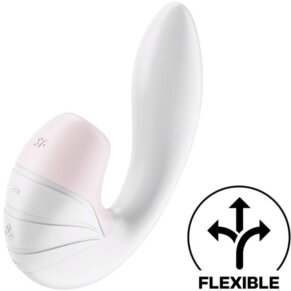 Satisfyer Supernova Estimulador Y Vibrador Blanco 4061504009735