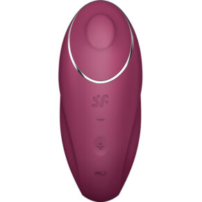 Satisfyer Tap & Climax 1 Vibrador Lay-On Rojo 4061504046006