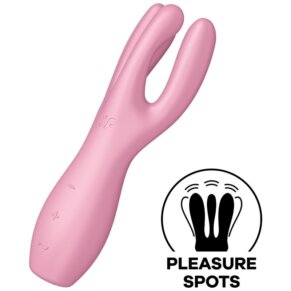 Satisfyer Threesome 3 Vibrador Rosa 4061504037158
