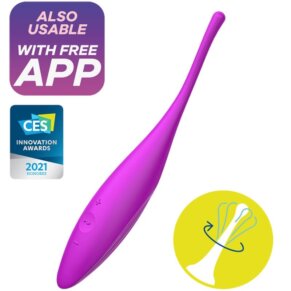 Satisfyer Twirling Joy Estimulador Clitoris Fucsia 4061504009681