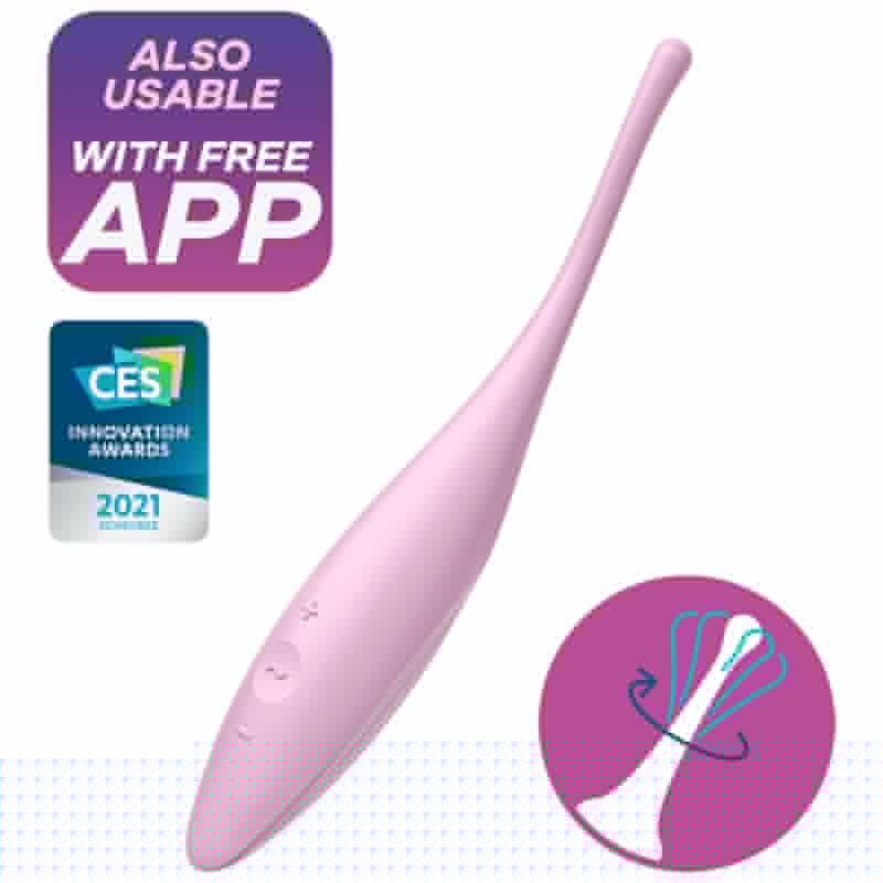 Satisfyer Twirling Joy Estimulador Clitoris Rosa 6 satisfyer twirling joy estimulador clitoris rosa 4061504009674