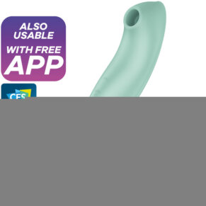 Satisfyer Twirling Pro+ Estimulador Y Vibrador App Verde 4061504043913