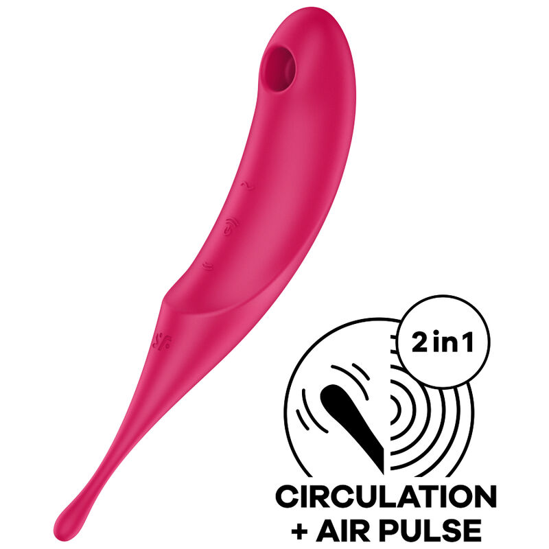 Satisfyer Twirling Pro Estimulador Y Vibrador Rojo 6 satisfyer twirling pro estimulador y vibrador rojo 4061504043937