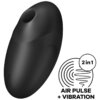 Satisfyer Vulva Lover 3 Estimulador Y Vibrador Negro 4061504018645