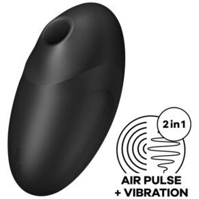 Satisfyer Vulva Lover 3 Estimulador Y Vibrador Negro 4061504018645