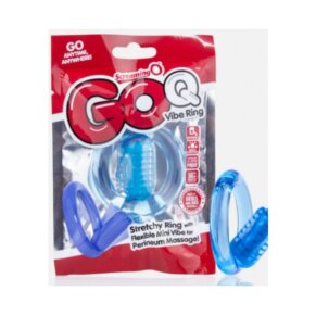 Screaming O Anillo Vibrador Go Q Vibe Transparente 817483011962