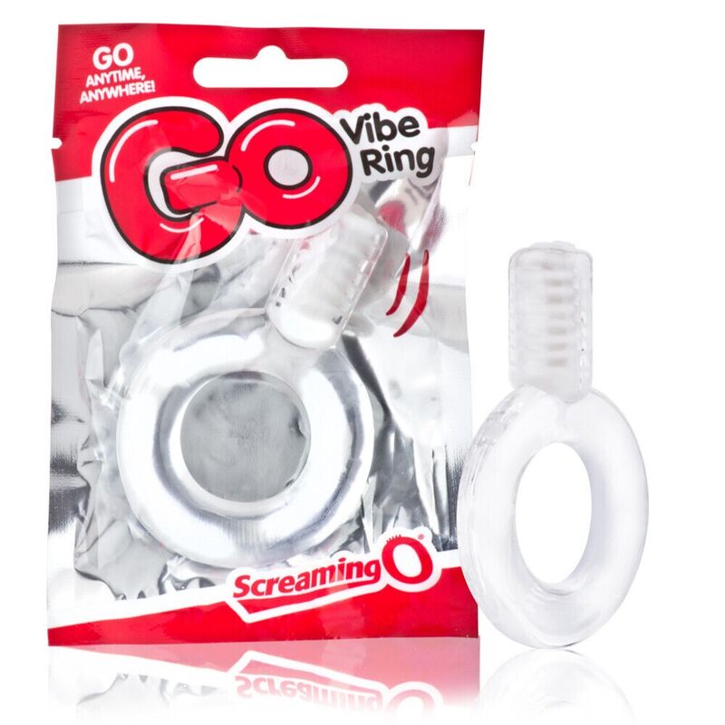 Screaming O Anillo Vibrador Go Transparente 6 screaming o anillo vibrador go transparente 817483011177