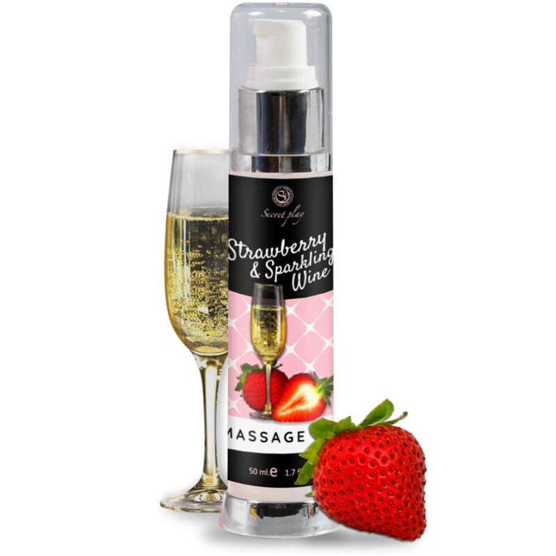 Secretplay Aceite Masaje Fresas & Cava 50 ml 6 secretplay aceite masaje fresas cava 50 ml 8435097136837