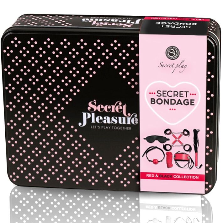 Secretplay Bdsm Set 6 Piezas Red Collection 6 secretplay bdsm set 6 piezas red collection 8435097461489