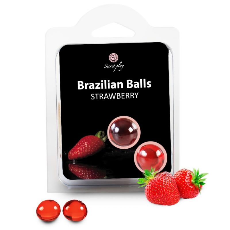 Secretplay Brazilian Balls Fresas Set 2 Bolas 6 secretplay brazilian balls fresas set 2 bolas 8435097433851