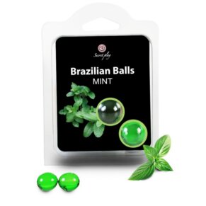 Secretplay Brazilian Balls Menta Set 2 Bolas 8435097533858