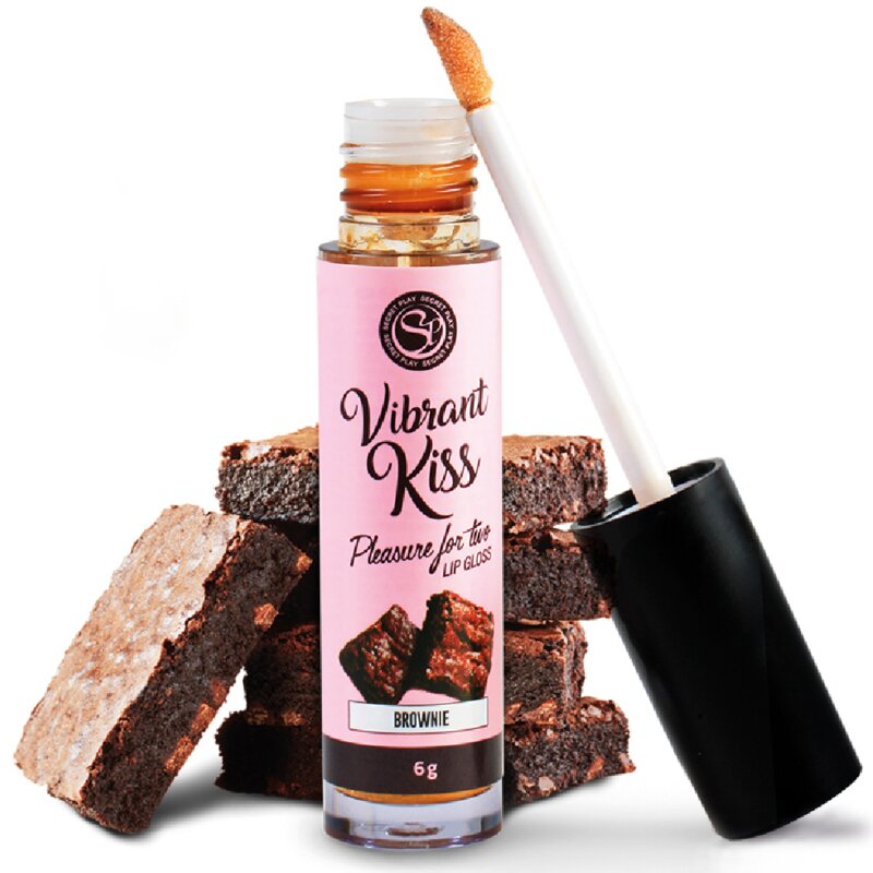 Secretplay Lip Gloss Vibrant Kiss Brownie 6 secretplay lip gloss vibrant kiss brownie 8435097836553