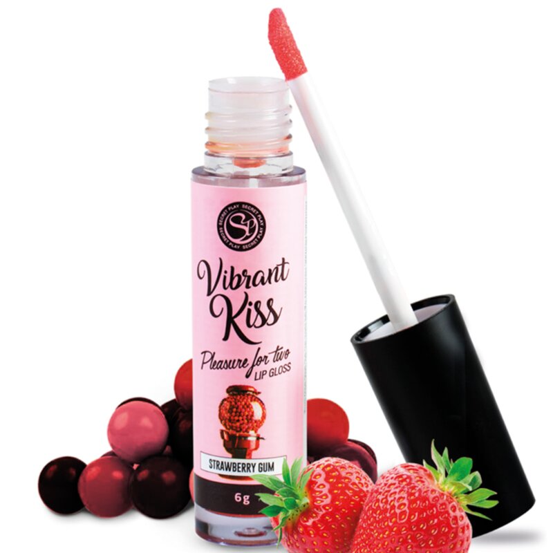 Secretplay Lip Gloss Vibrant Kiss Chicle De Fresa 6 secretplay lip gloss vibrant kiss chicle de fresa 8435097836539