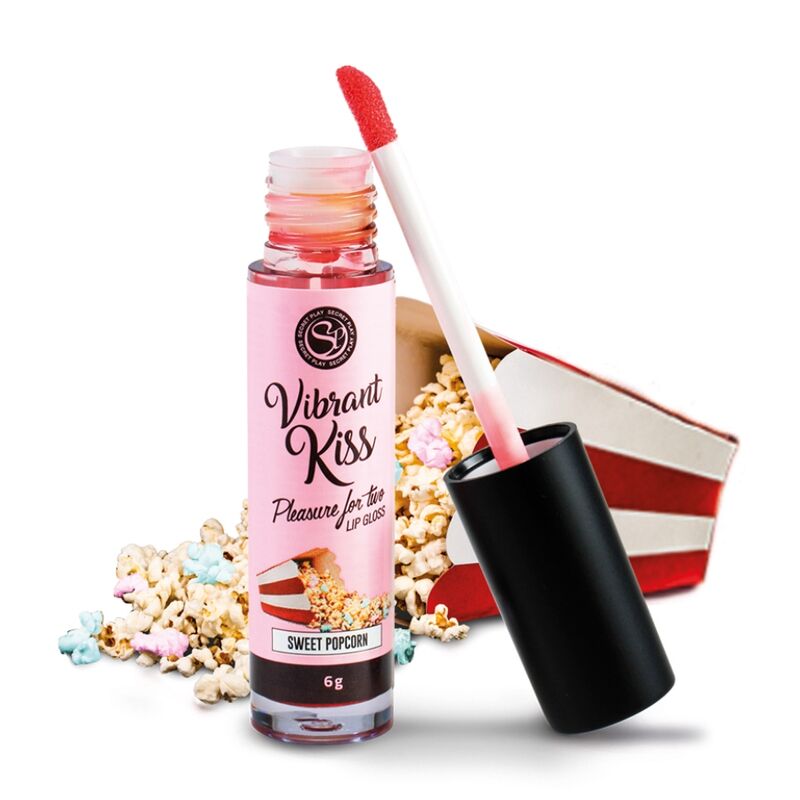 Secretplay Lip Gloss Vibrant Kiss Palomitas Dulces 6 secretplay lip gloss vibrant kiss palomitas dulces 8435097836584
