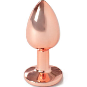 Secretplay Metal Butt Plug Oro Rosa Talla S 7 cm 8434013061543